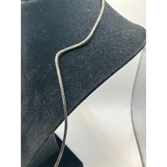 Artisan Aztec Style Metal Pendant Dangles Bolo Tie Tube on a Leather Cord! - Picture 8 of 11